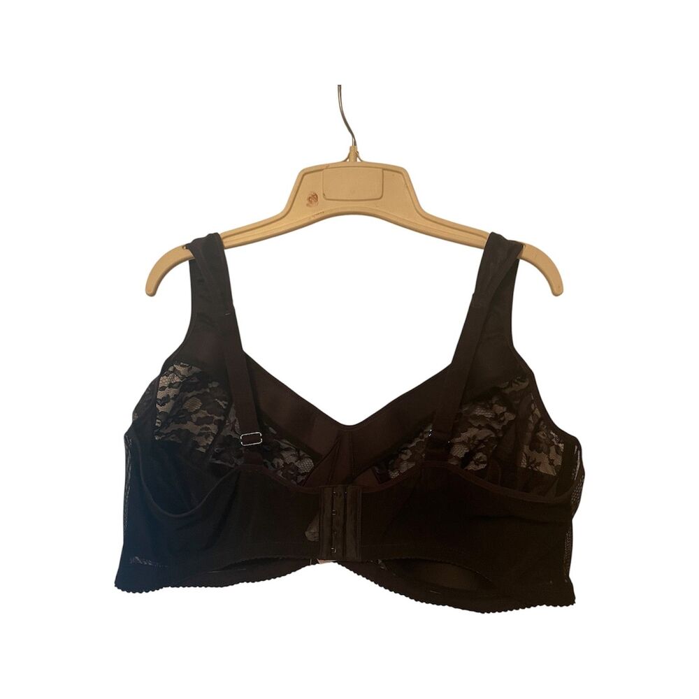 New Comfort Choice black lace bra 54 C